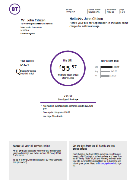  Minol USA business utility bill 